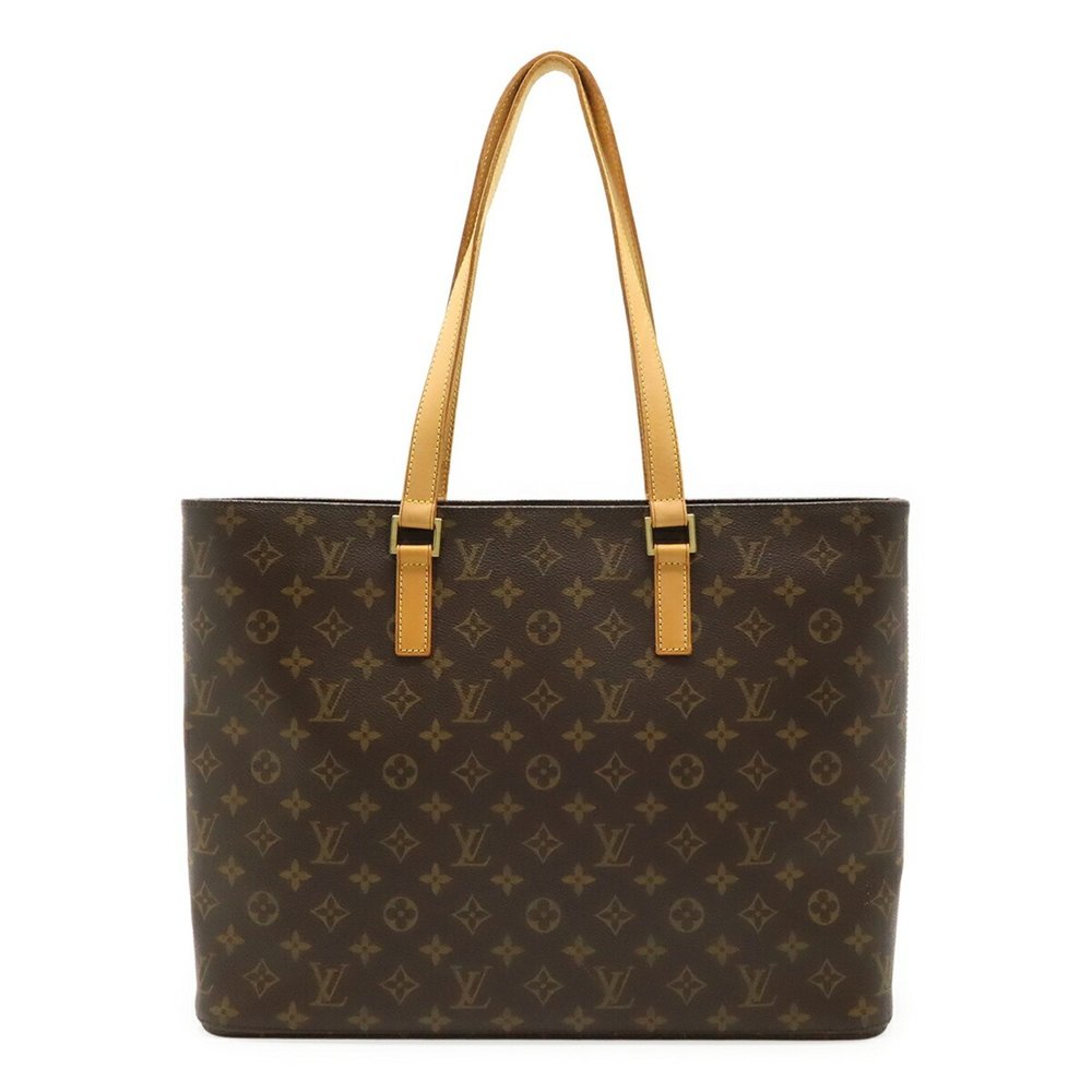 LOUIS VUITTON Monogram Luco Tote Bag, Large Shoulder Bag M51155